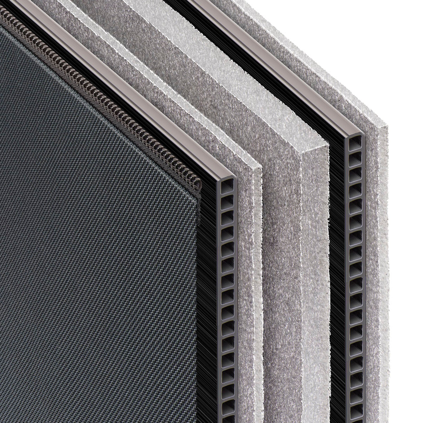 Crush-resistant ABS twinwall reinforcement provides impact protection