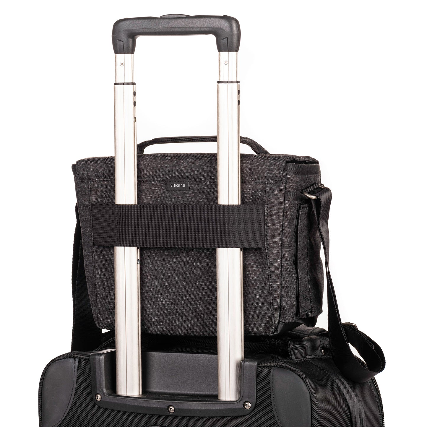 Luggage handle pass-through
