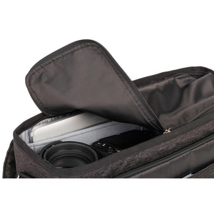Internal zippered flap provides a secure closure, weather barrier and protection from theft. Tucks away when not in use.