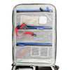 Mesh interior pockets for batteries, cables and other accessories