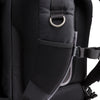 Contoured adjustable harness with lumbar support and adjustable sternum straps