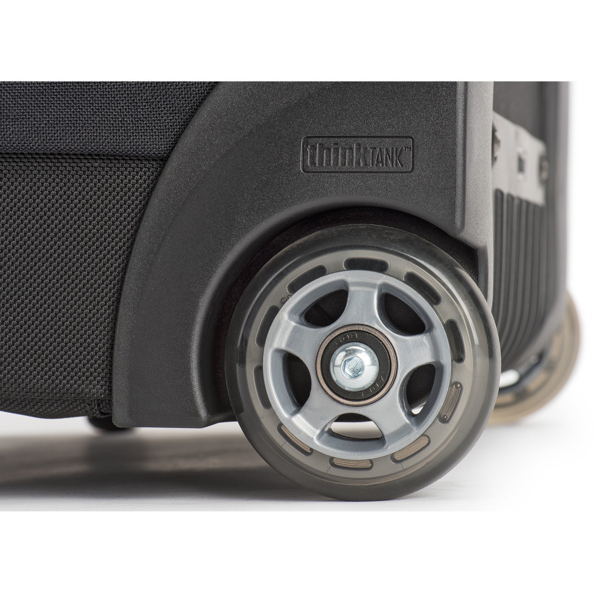 Custom-designed, high-performance, 80mm wheels with sealed ABEC grade 5 bearings for quiet rolling