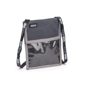 Oversize clear panel provides exceptional visibility to credentials