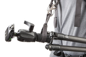 Tripod Collar strap can be fixed on most tripods