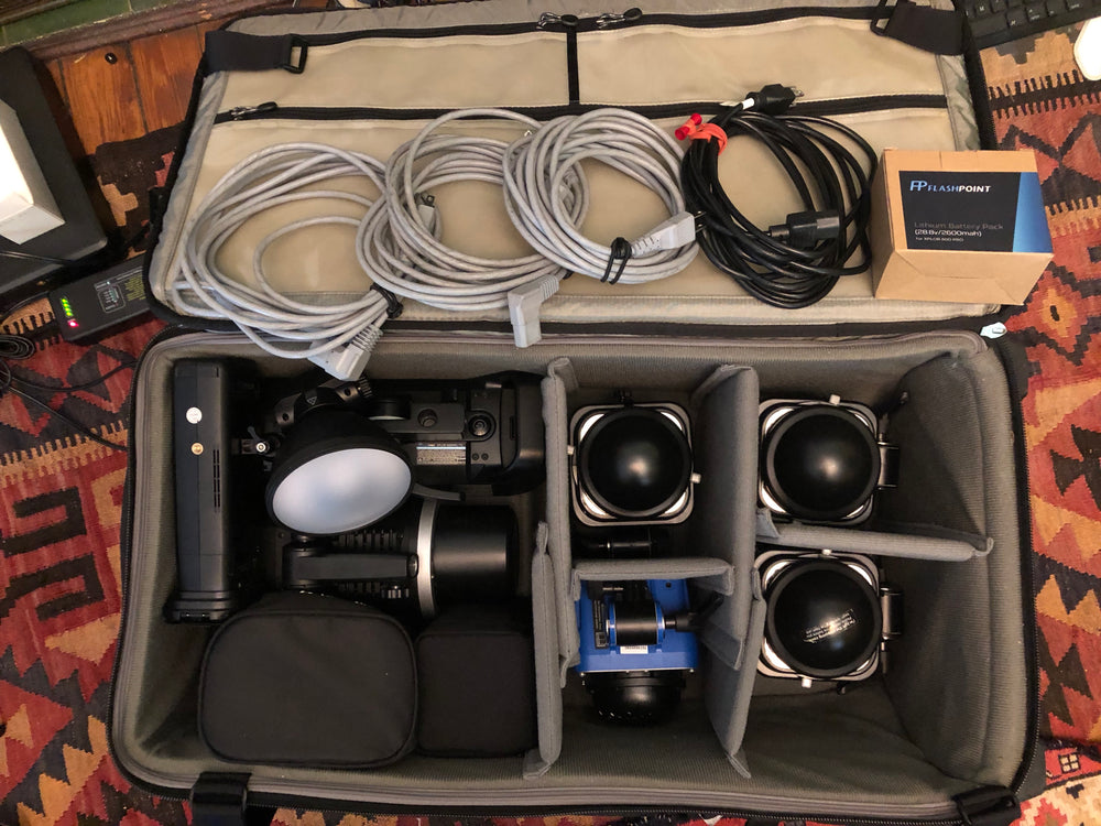 What's in your camera lighting bag, Ellis Vener?