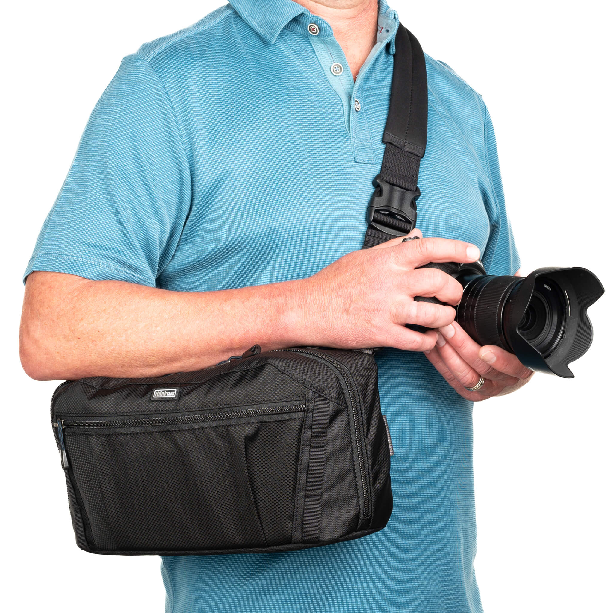 Shoulder bag position