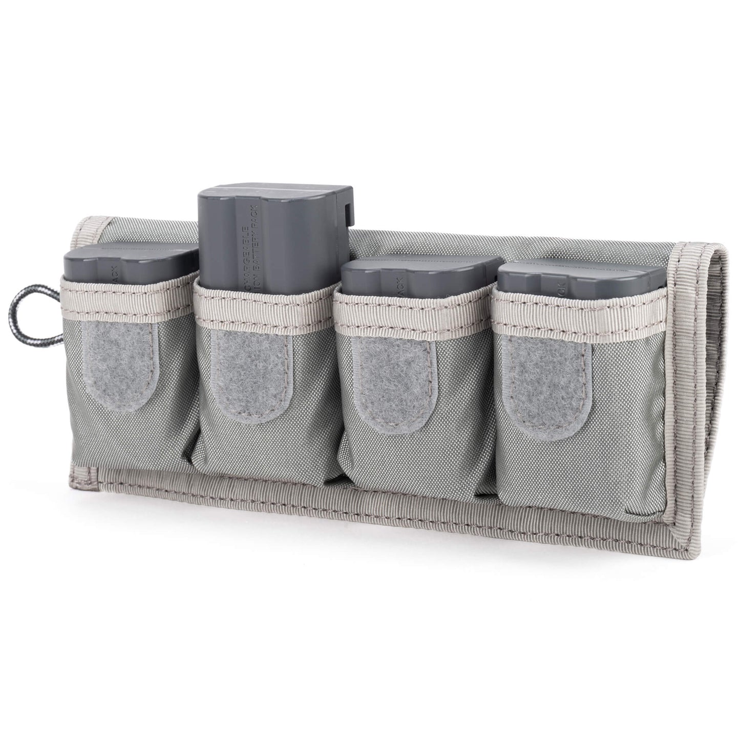 
                  
                    Battery Holder 4 Compact carrier for up to four standard DSLR or Mirrorless batteries.
                  
                