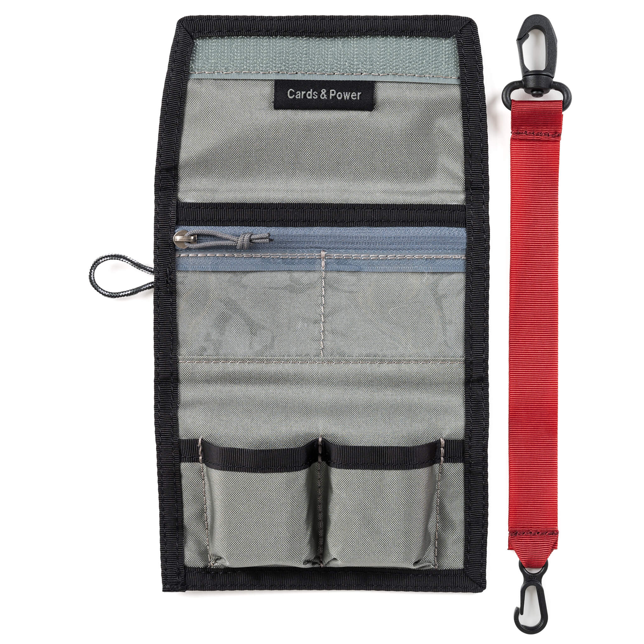 Pocket-sized with removable security lanyard and belt attachment