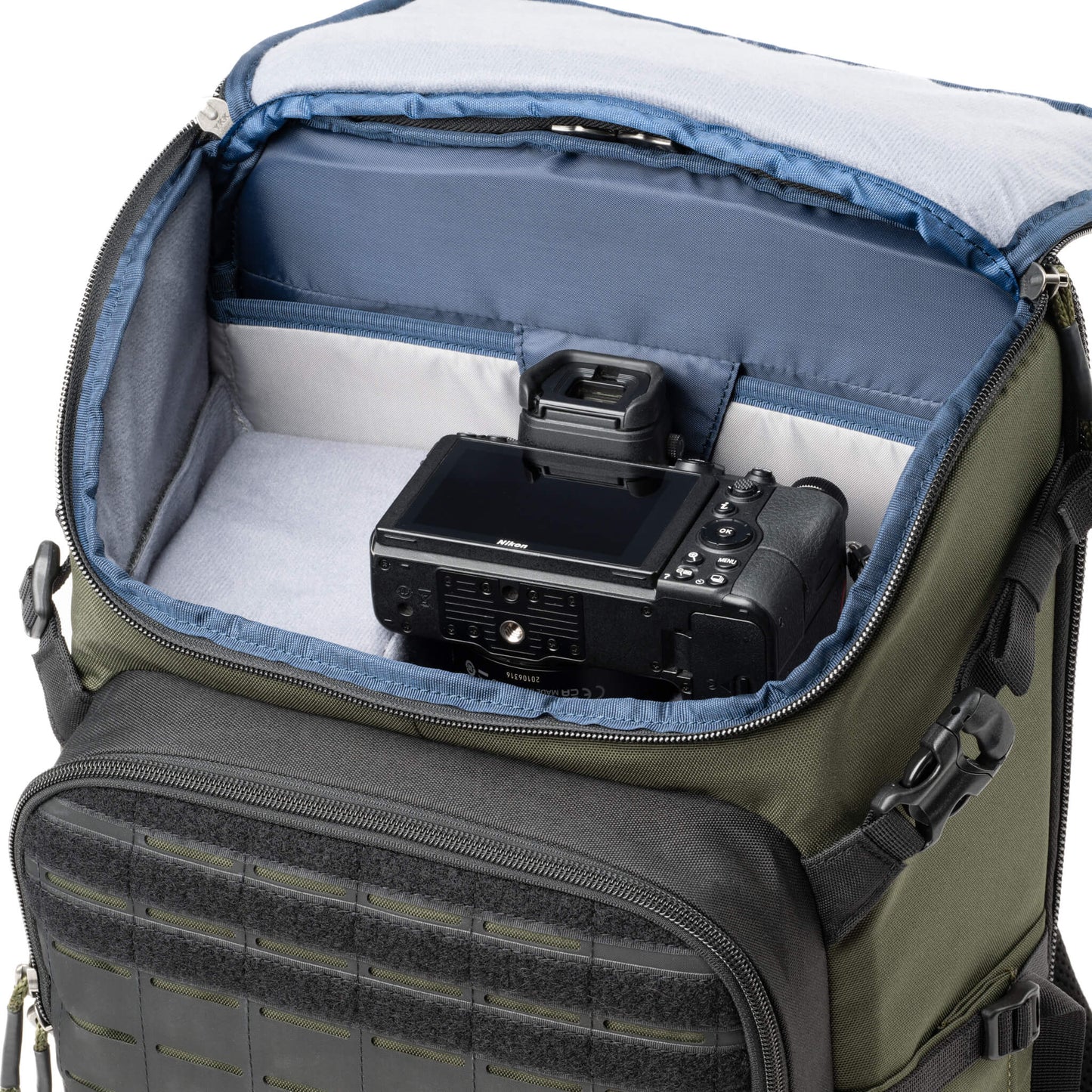 
                  
                    Top access to camera
                  
                