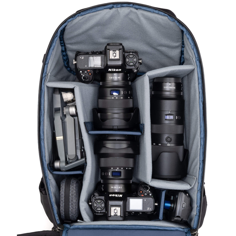 best backpack for air travel plus fuji camera and lens DarkLight 25L