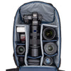 Holds two gripped camera bodies with lenses attached plus 4-6 additional lenses