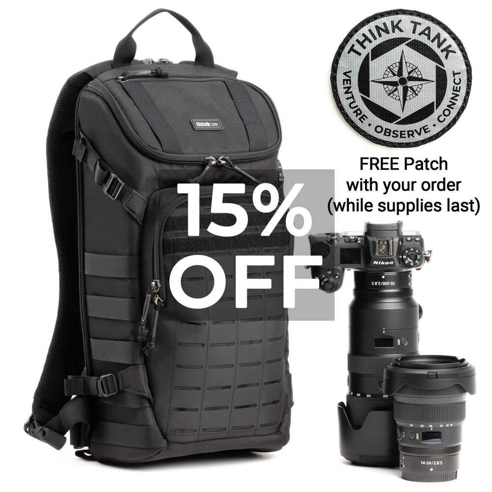 ダークネス&ライト DarkLight™ 14L Tactical Camera Backpack – Think Tank Photo