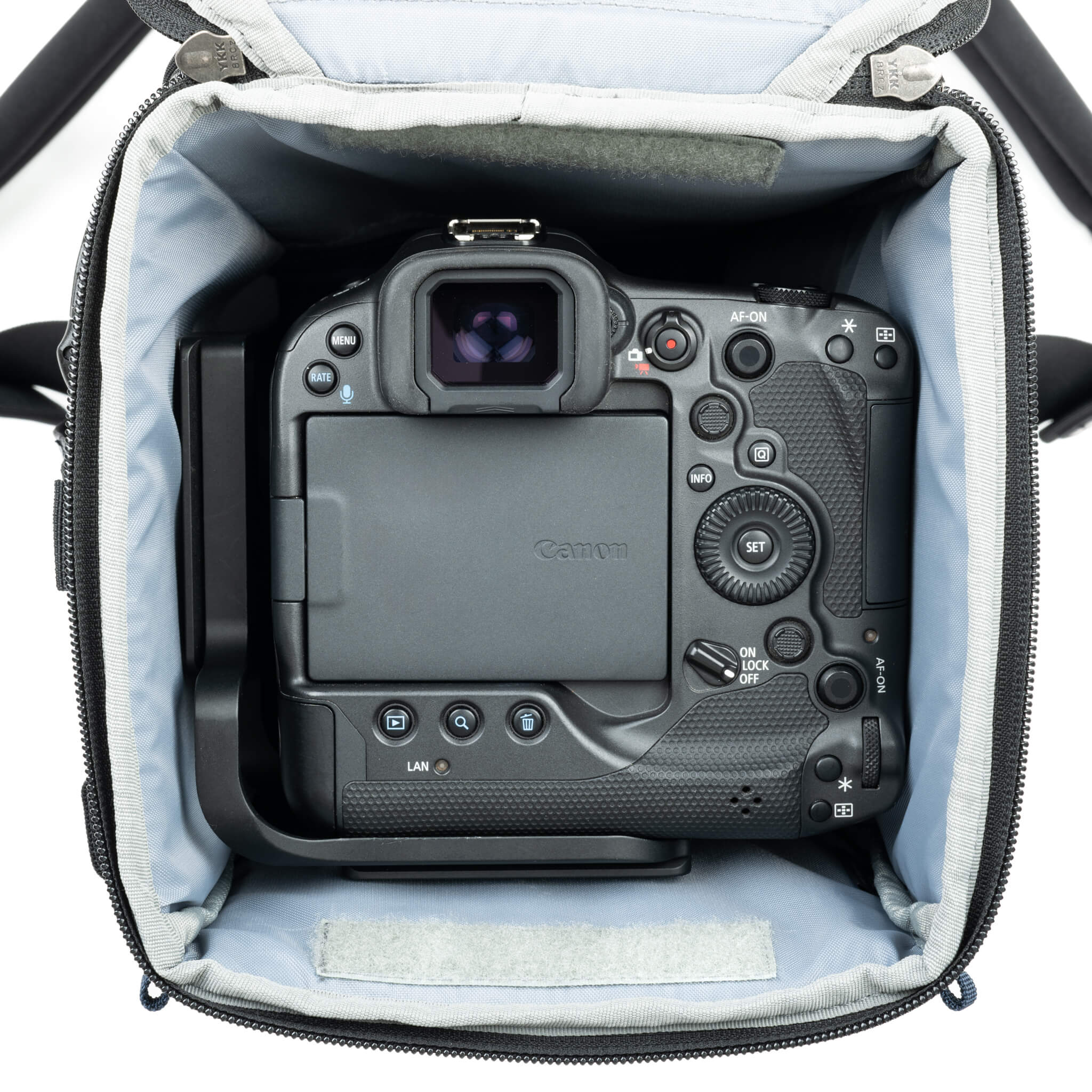 attaching dslr to hiking backpack Digital Holster 150 V3 fits gripped DSLR with 150-600mm lens attached – Think Tank Photo