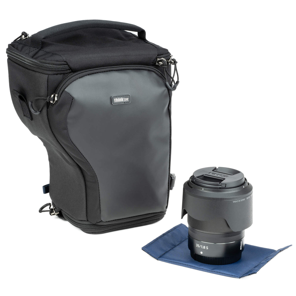 Digital Holster 20 V3 for standard DSLR camera with 70-200 hood ...