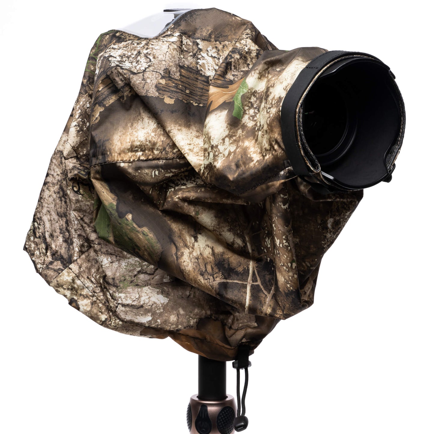 
                  
                    Realtree® APX Camo Non-slip, adjustable strap attaches directly to the lens hood
                  
                