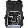 Fuji X-Series X-T5 attached to 16-55mm f/2.8, 23mm f/2, 35mm f/1.4, accessories. Configured for back access. 