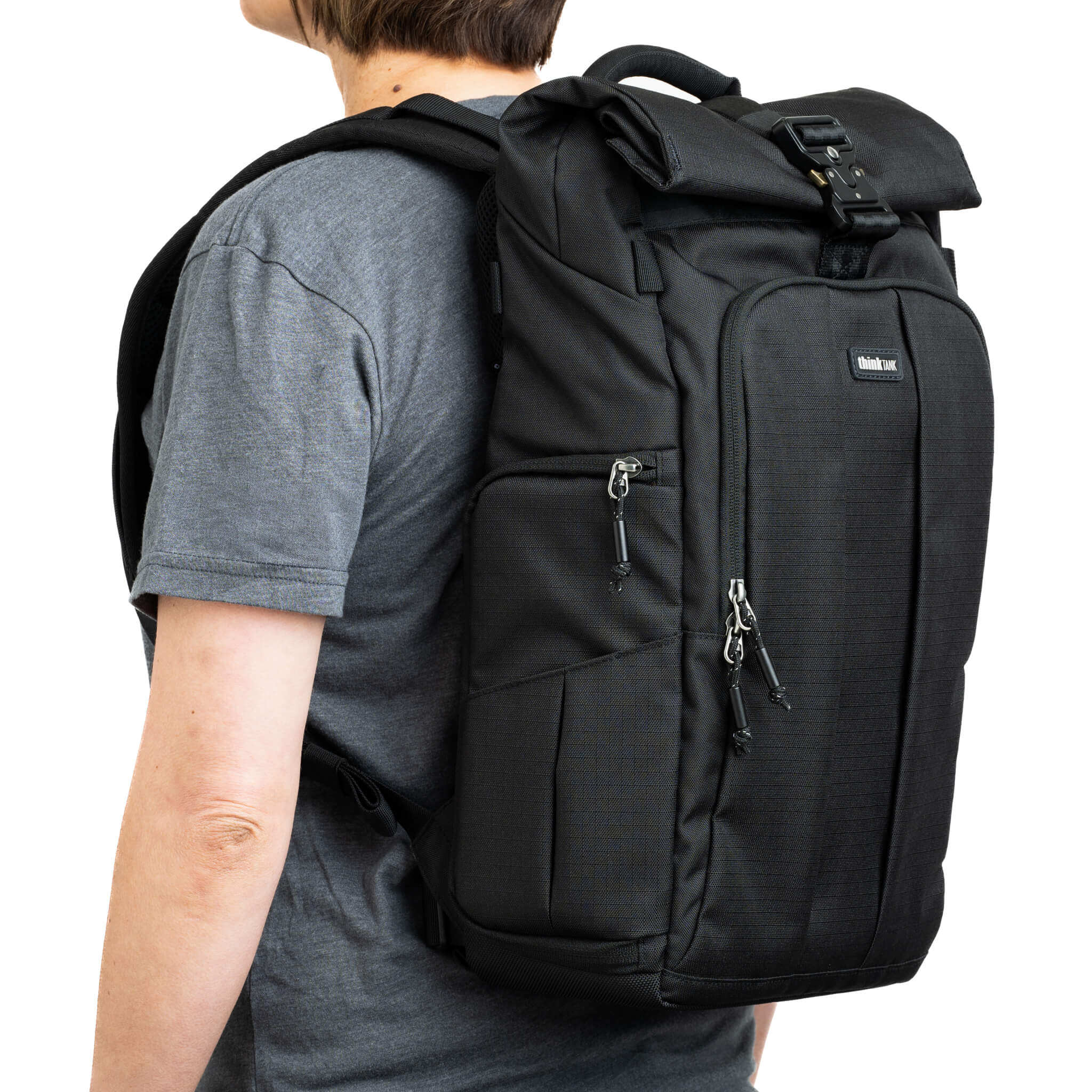 FocusPoint 22L RollTop in position on back