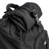 Versatile design with expandable storage, adjustable roll-top, and removable photo insert