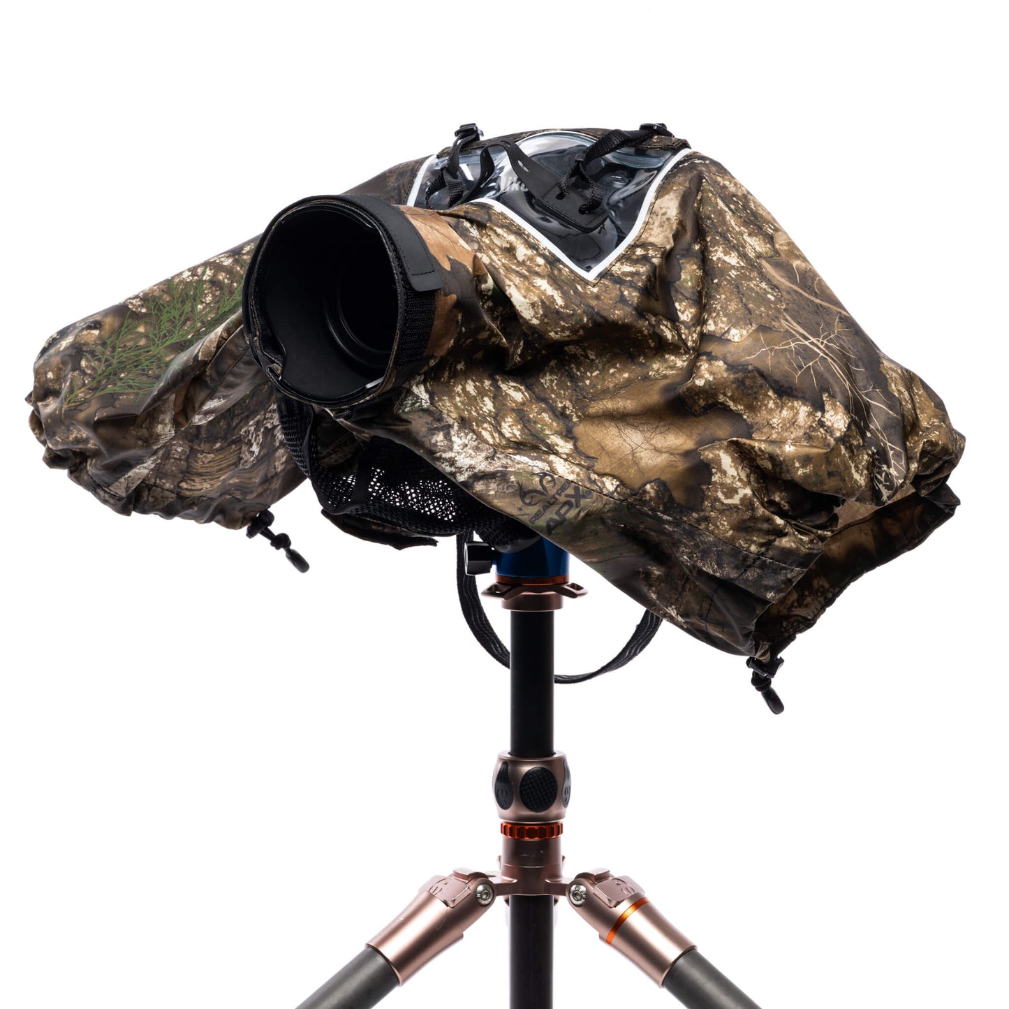 
                  
                    Ability to get your hands directly on the camera through two cinchable sleeves gives you easy access to all your camera functions
                  
                
