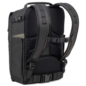 Padded shoulder straps with adjustable sternum strap