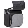 Flip-top lid with magnetic closure provides quick access to gear