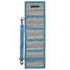 Clear card slots one zippered slot to see contents; Flip cards around when used / full