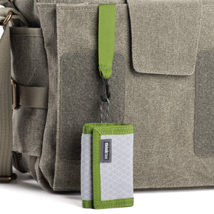 Pocket-sized with removable security lanyard and belt attachment
