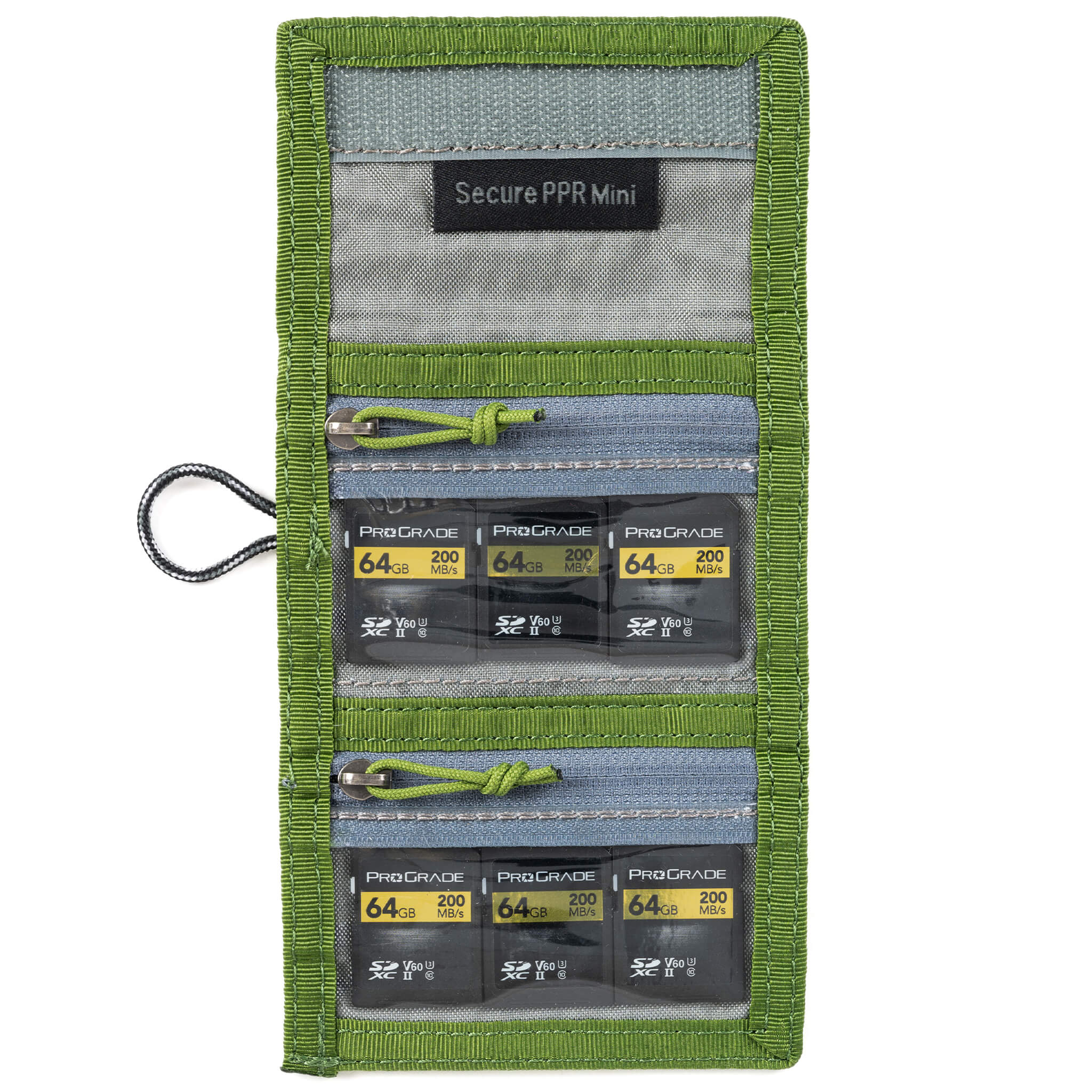 Keeping track of memory cards is of the utmost importance to photographers. Convenient folding wallet for 4 CF or 4 XQD or 6 SD or multiple micro SD memory cards.