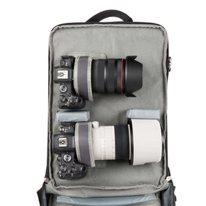 Fully reconfigurable interior gear pouches and hold-down straps for unique gear layouts