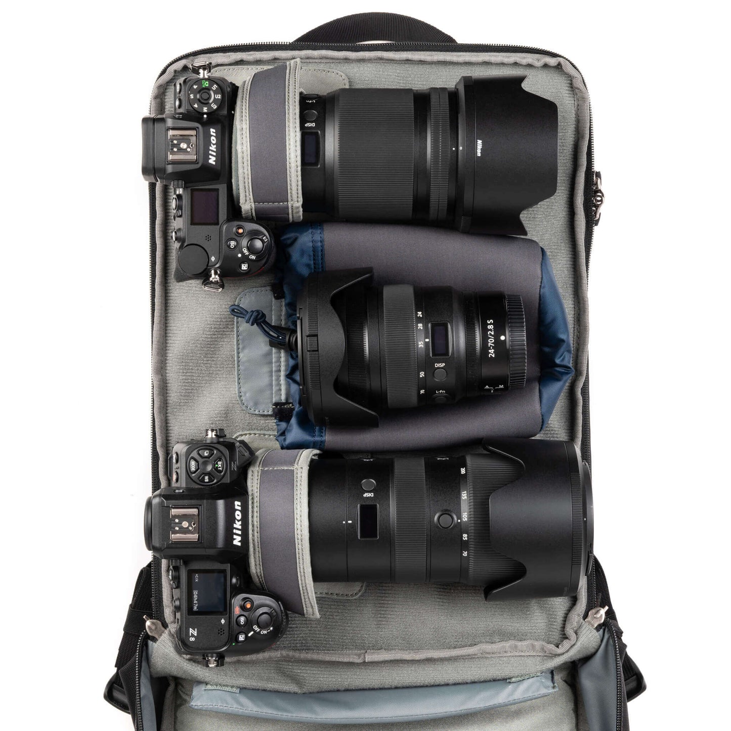 
                  
                    Fully reconfigurable interior gear pouches and hold-down straps for unique gear layouts
                  
                