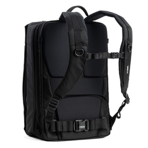 Plush harness system with removable/tuck-away waist belt