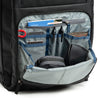 Front expandable pocket with built-in organizer