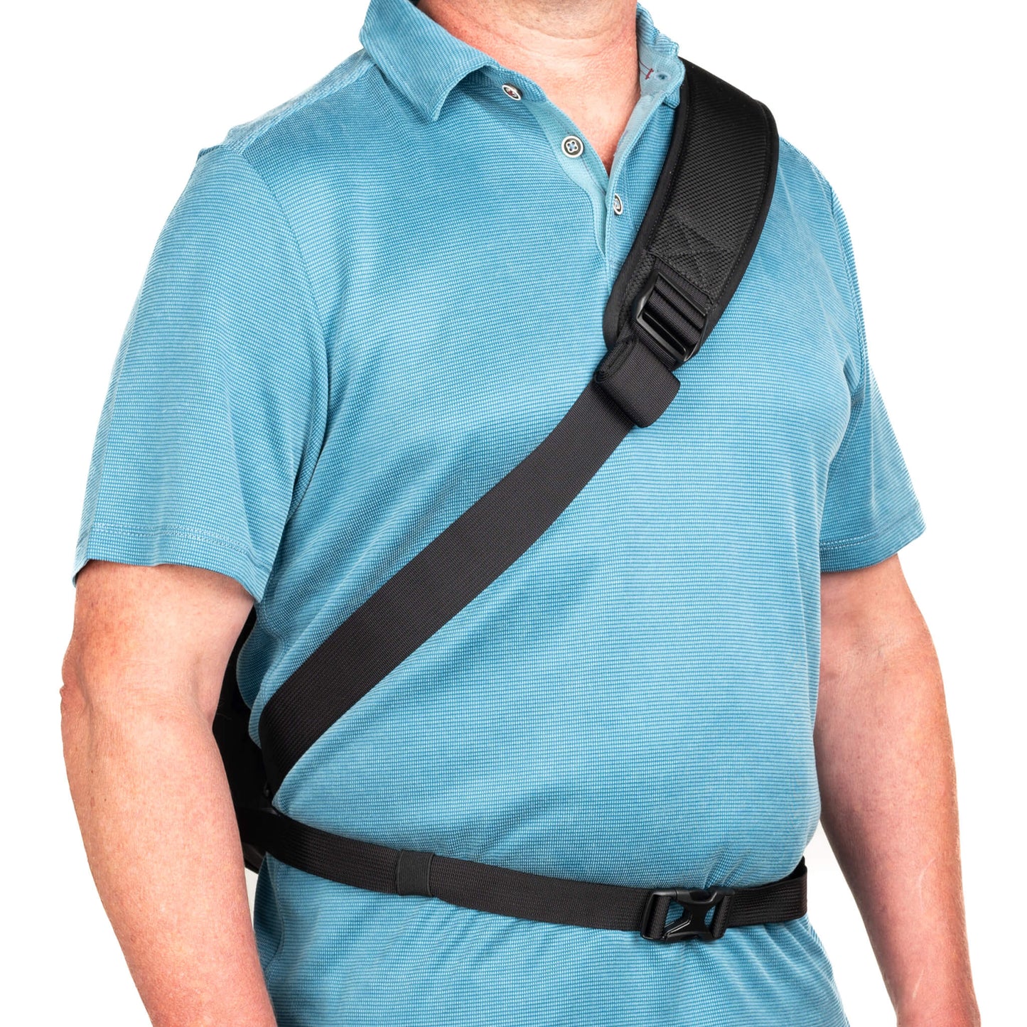 
                  
                    Tuck-away stabilizer strap
                  
                