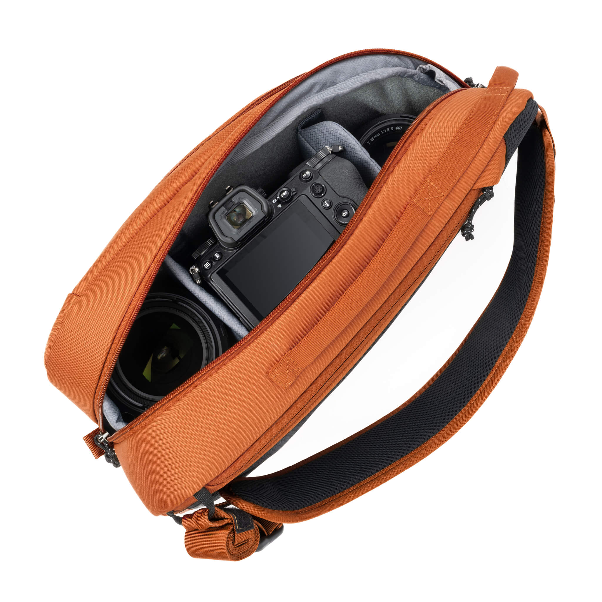 Fits 1 body (ungripped) and 2 to 3 lenses; 1 to 2 zooms