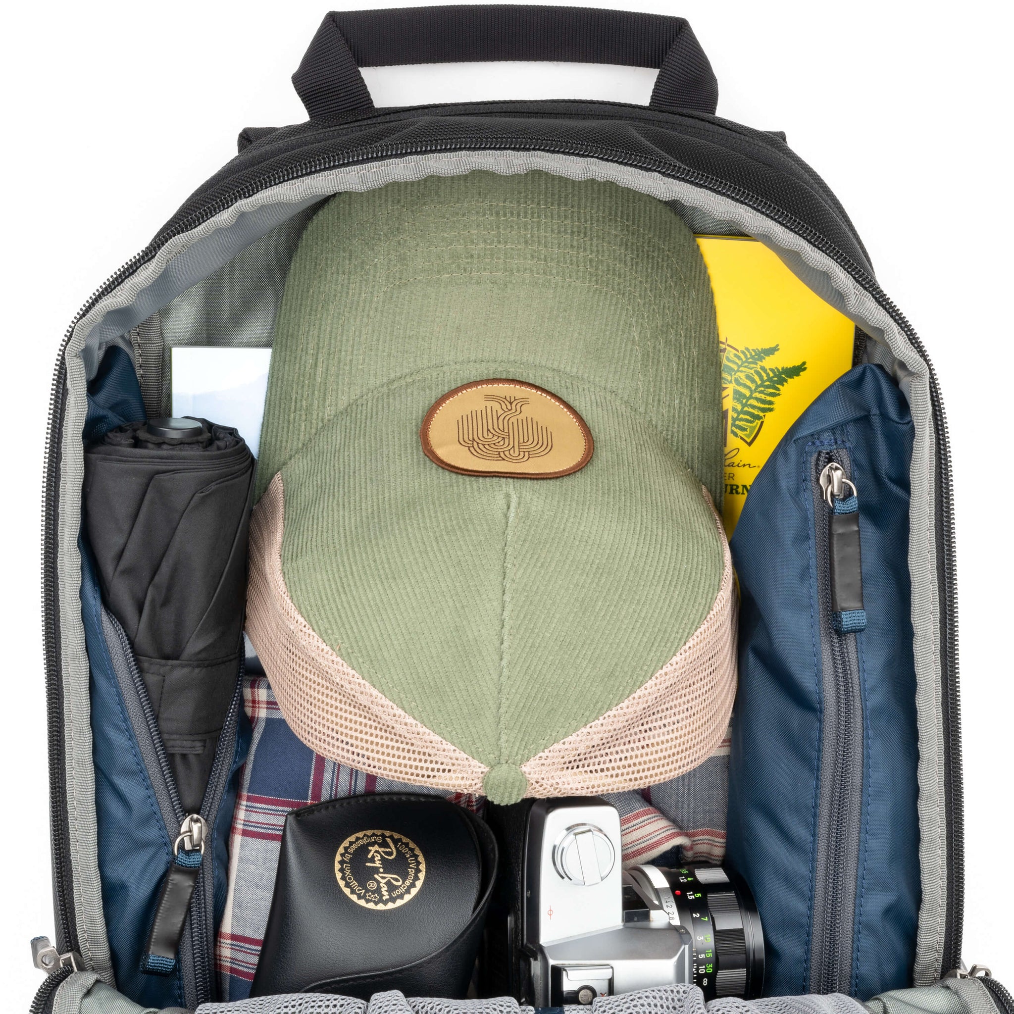 Exterior side pockets are also accessible from the interior of the pack with vertical zippers for convenience