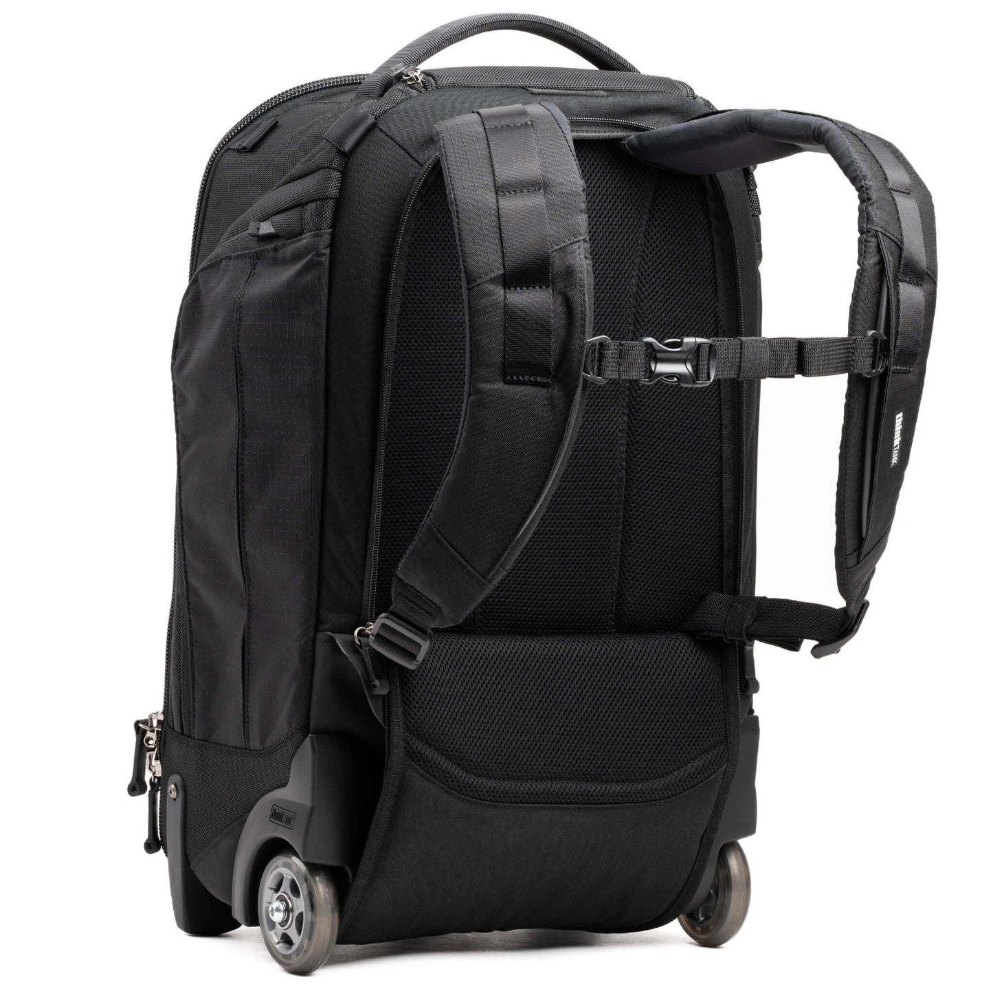 
                  
                    Deployable shoulder straps feature wide dual-density foam covered in Ultra Spandura for comfortable all-day carry
                  
                