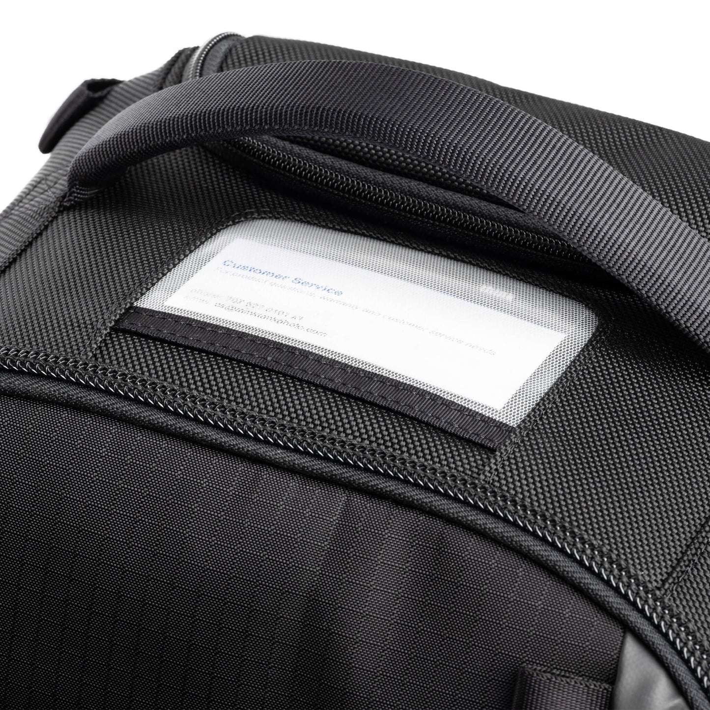 
                  
                    Clear window for business card or identification label
                  
                