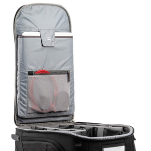 Internal laptop sleeve for modern laptops or tablets, and a zippered pocket on the front flap to secure smaller items