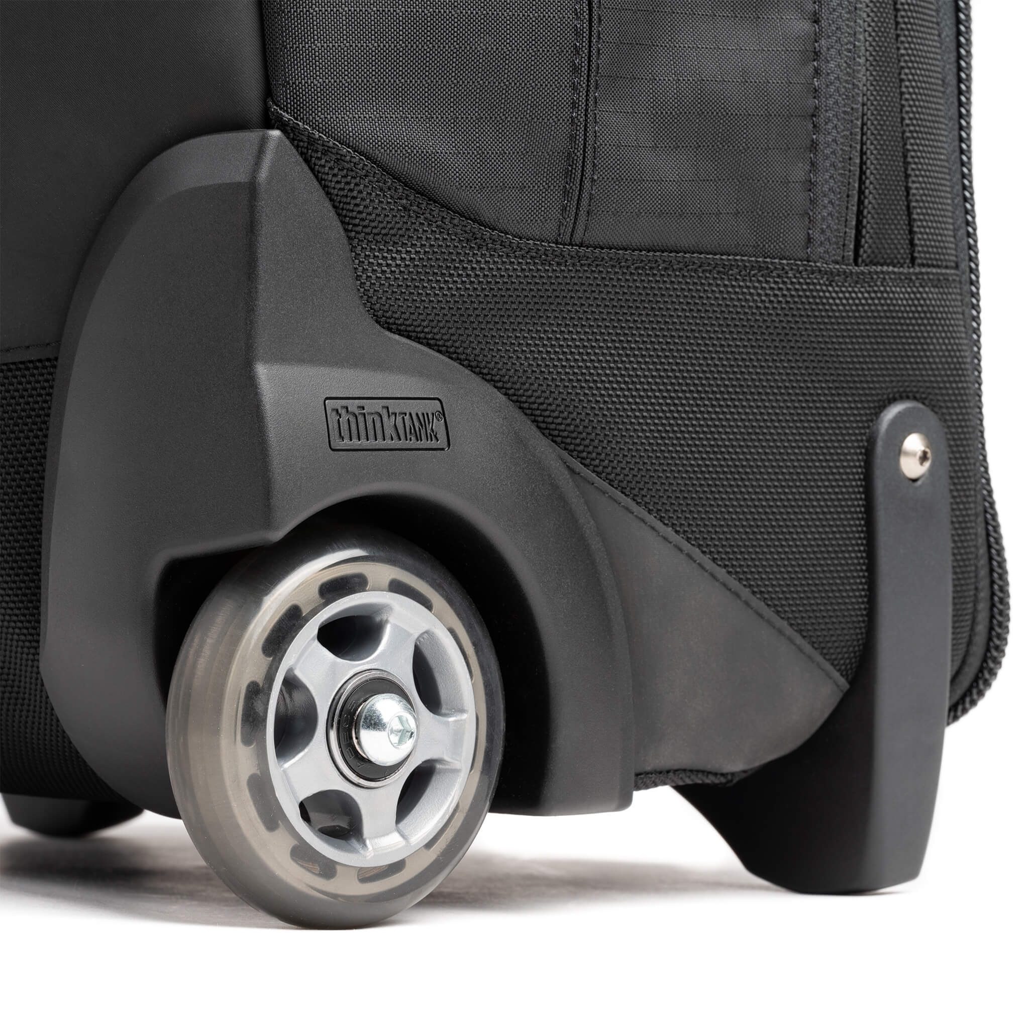 Trolley handle, wheels, wheel housings, feet, and kick plate are replaceable to extend product life