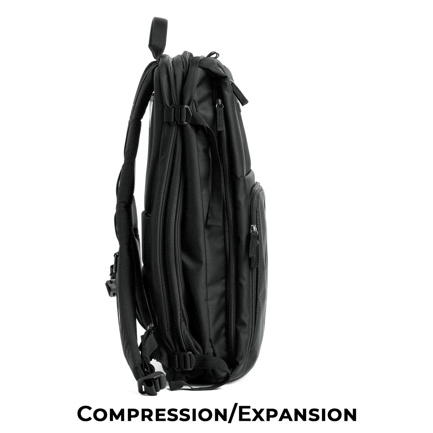
                  
                    The Shape Shifter 37L compresses and expands to adjust to your gear
                  
                