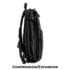 The Shape Shifter 37L compresses and expands to adjust to your gear