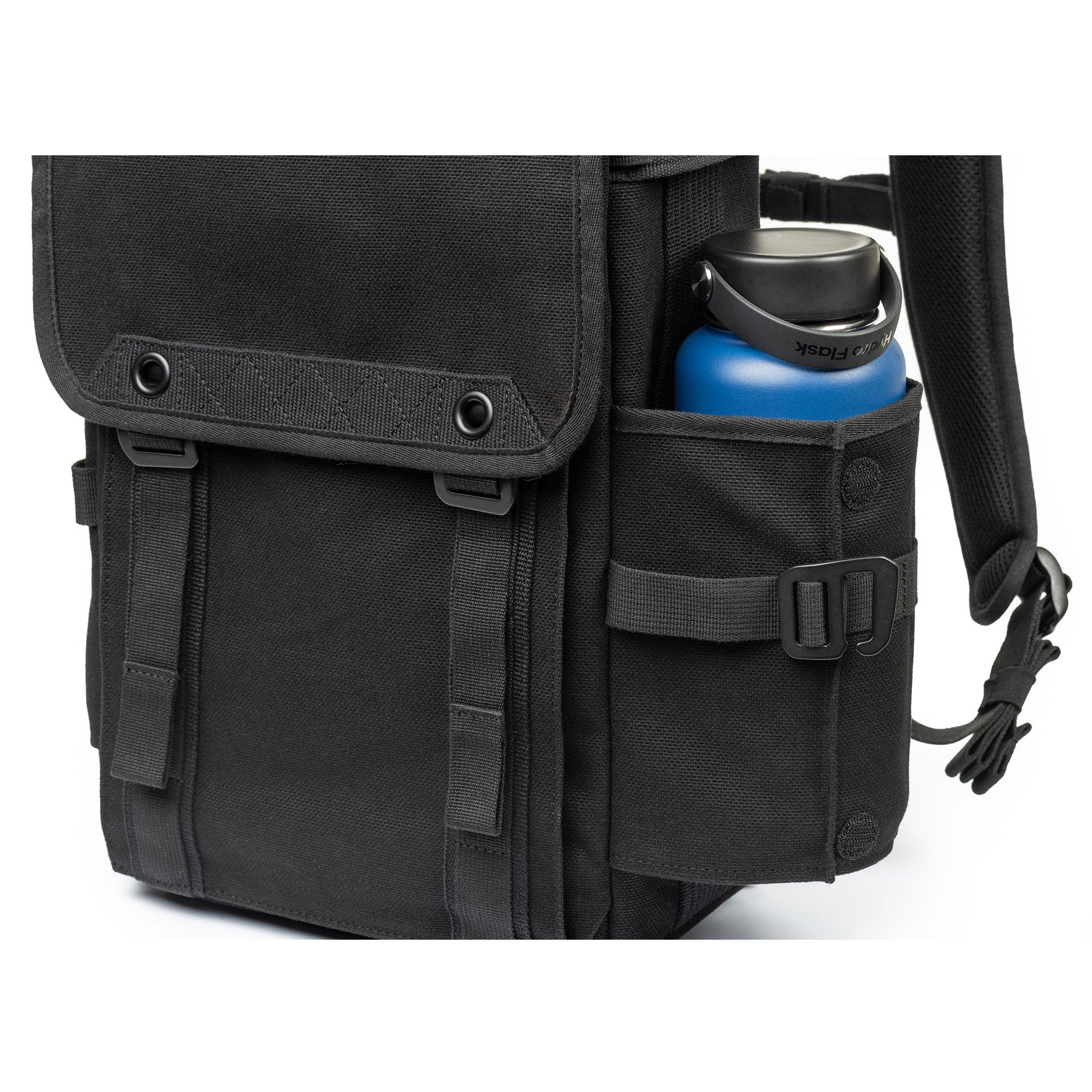 Two collapsible water bottle pockets