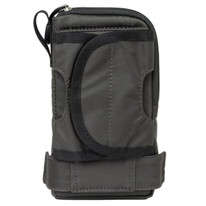 Flaps attach to shoulder straps or webbing rail with hook & loop