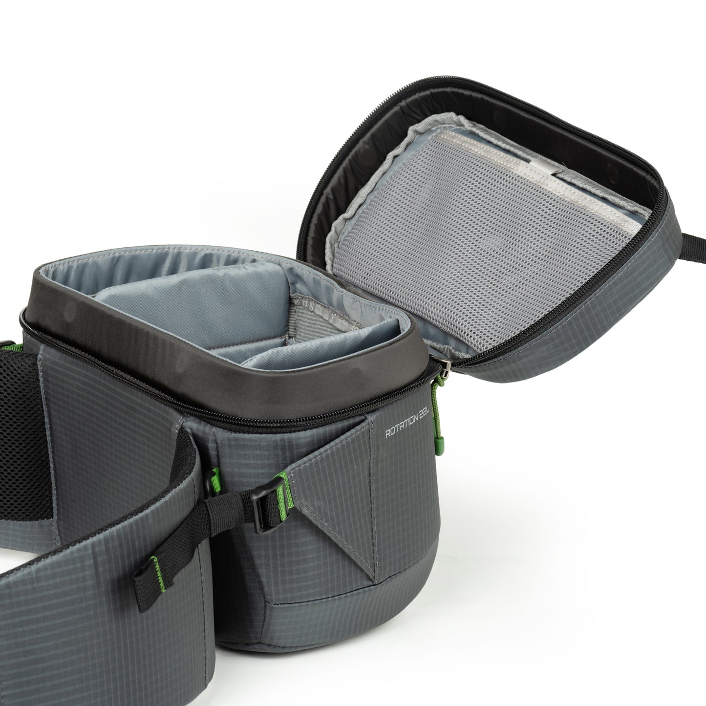 
                  
                    One-handed magnetic opening with zipper closure for complete security
                  
                