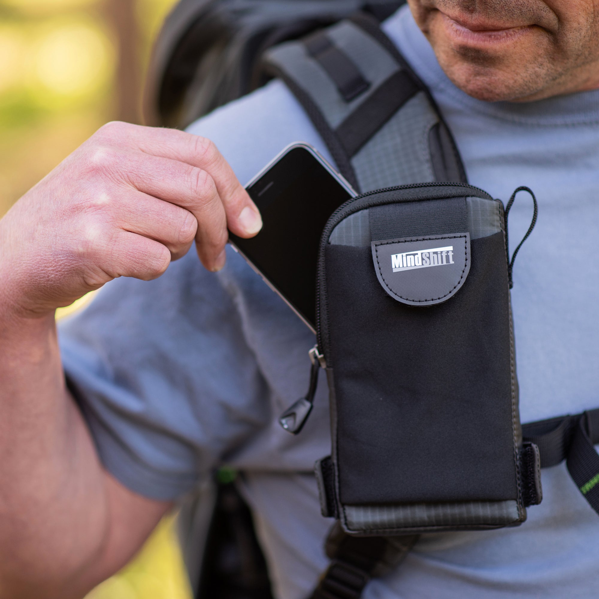 Magnetic Phone Holder for Backpack Strap, Backpack Strap Clip for iPho