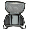 6-Liter rotating beltpack features customizable dividers and a zippered mesh pocket	