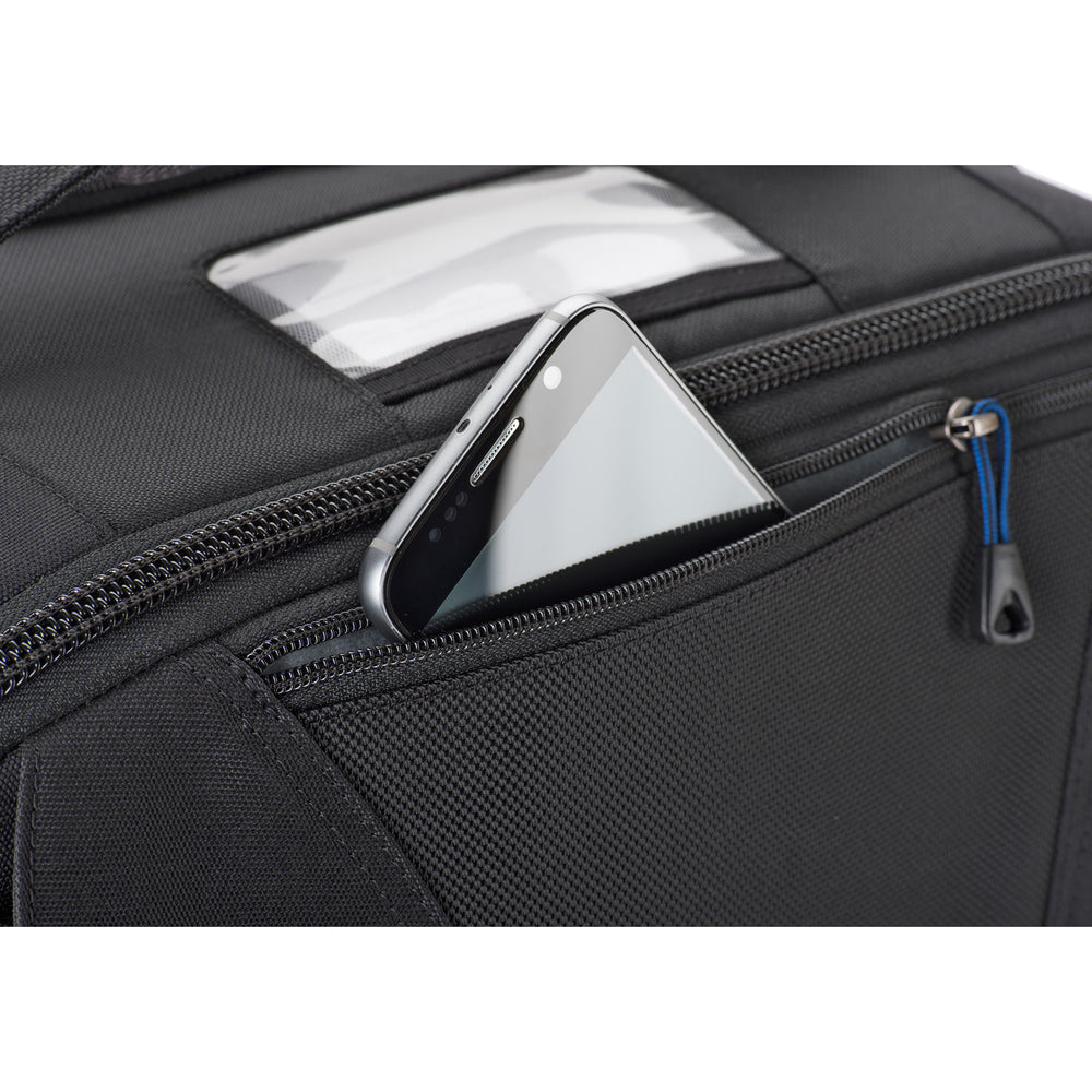 
                  
                    Dedicated, plush lined pocket on the front flap for smartphone or sunglasses
                  
                