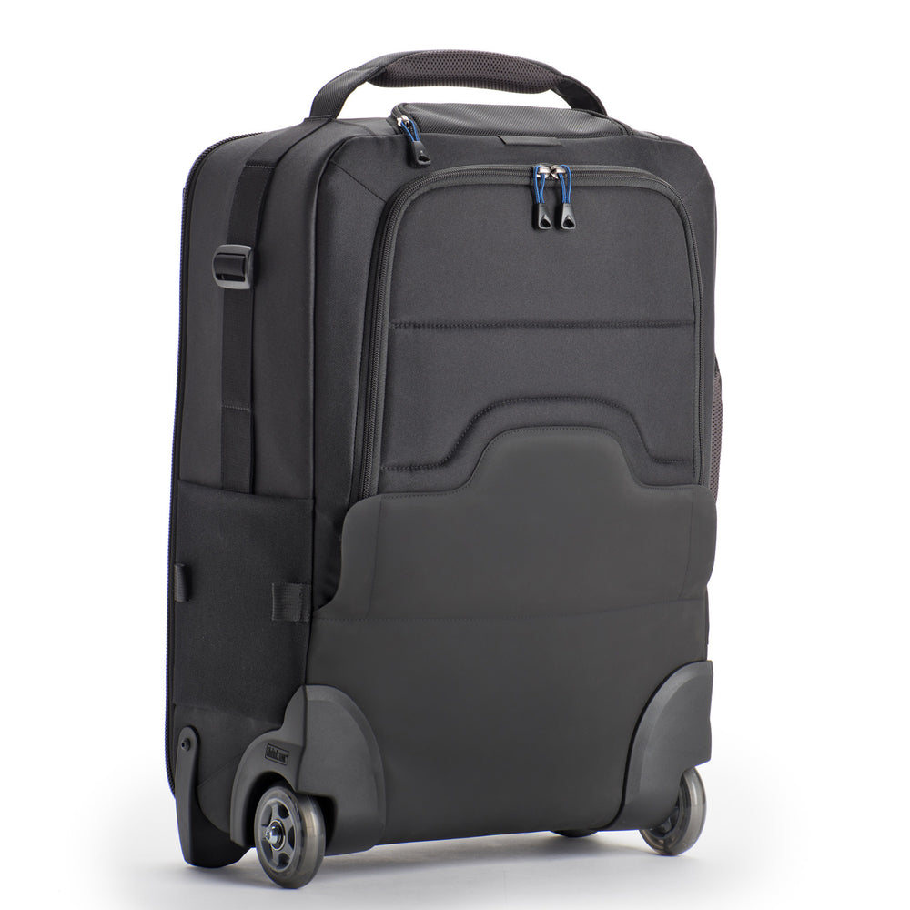 Rolling laptop bag sales with shoulder strap