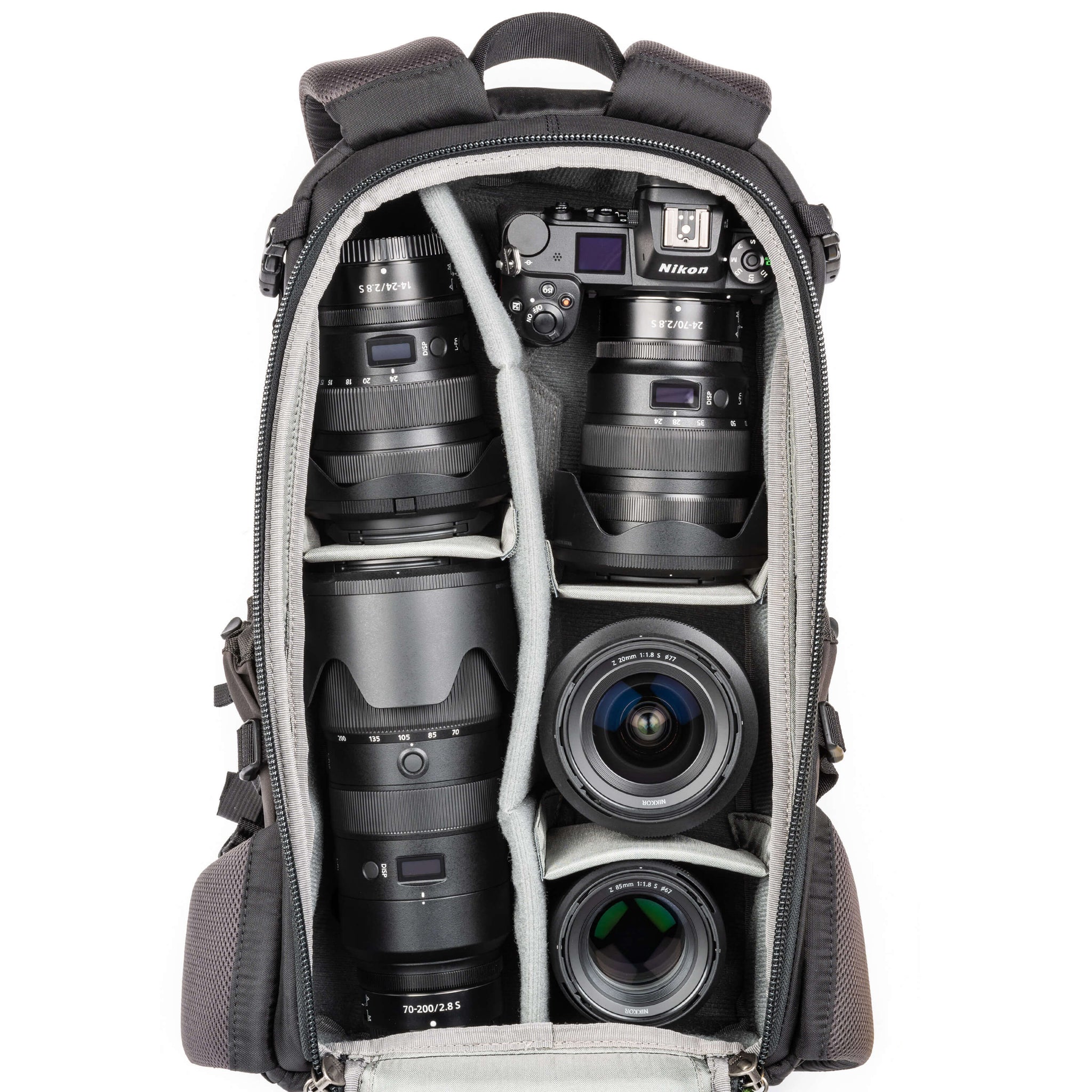 Nikon Z6+24-70mm f/2.8, 14-24mm f/2.8, 70-200mm f/2.8, 20mm f/1.8, 85mm f/1.8