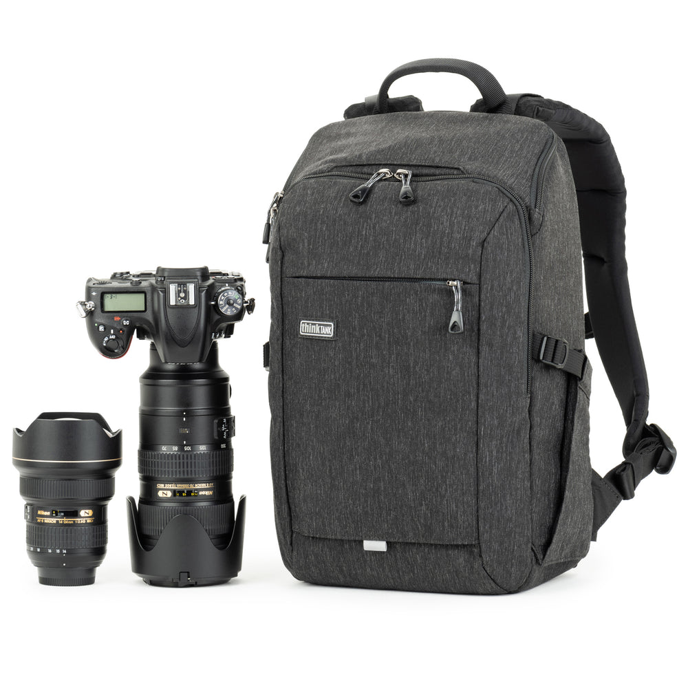 
                  
                    The BackStory’s rear-panel opening offers complete access to your gear while a top panel provides quick access to your camera and speeds your workflow.
                  
                